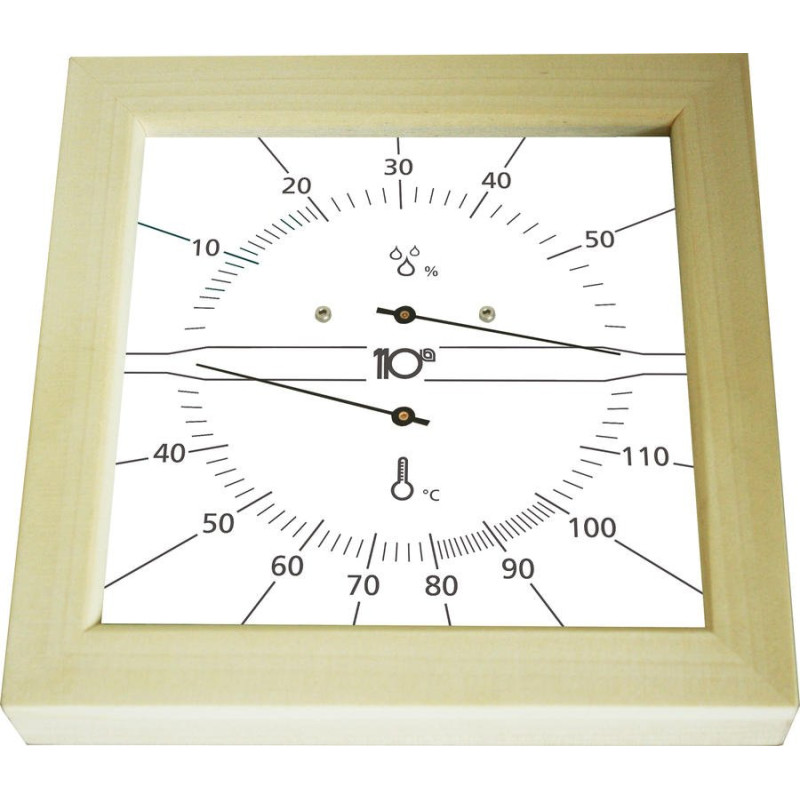 Sentiotec Termohigrometr kwadratowy, biały