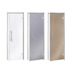 Szklane drzwi AD BENELUX do sauny parowej 