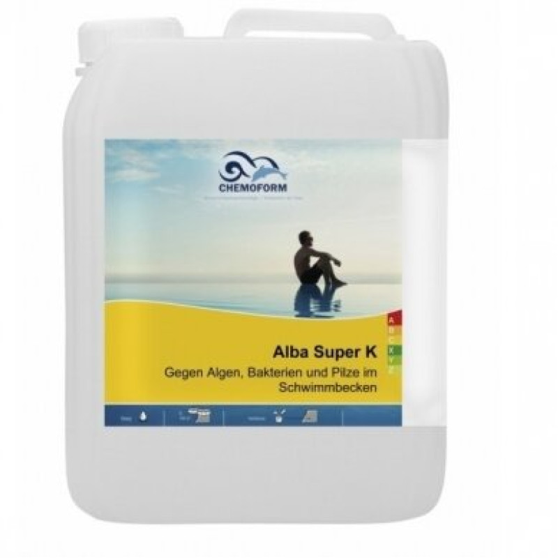 Środek algobójczy niepieniący CHEMOFORM Alba Super K, 5 L Środek algobójczy niepieniący CHEMOFORM Alba Super K, 5 L