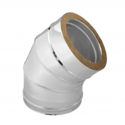 Kolanko dwuścienne izolowane 45 