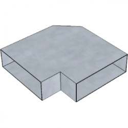 Łokieć płaski 5F15/90 