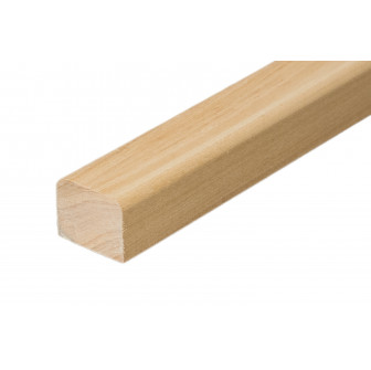 Listwa przykrywająca saunę 24 x 30 mm, drewno lipowe