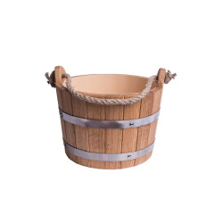 Wiadro dębowe 5l