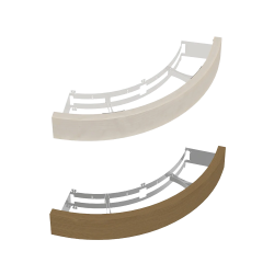 Poręcz zabezpieczająca - do grzejnika narożnego SAWOTEC Ari 