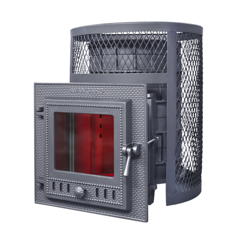 Piec do sauny opalany drewnem GEFEST-Avangard 24 (М) w okrągłym ruszcie