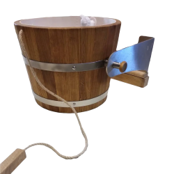 Wanna przelewowa 20 l, dąb 