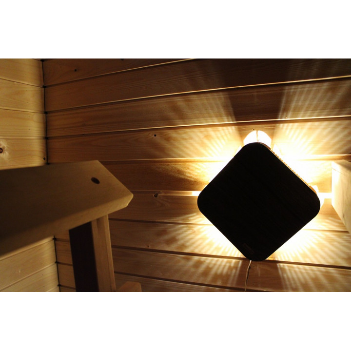 Kwadratowa lampa sauny LED BIRRA