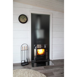 Ściana szklana HARVIA Duo 9 x 19, łącznie z ramą, kolor aluminium szary  Ściana szklana HARVIA Duo 9 x 19, łącznie z ramą, kolor aluminium szary