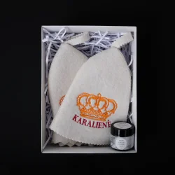 Zestaw prezentowy w pudełku prezentowym LIGHT KINGS. Kapsle i kryształy mentolowe 