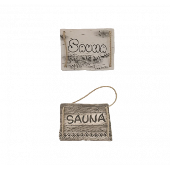 Tabliczka na drzwi SAUNA