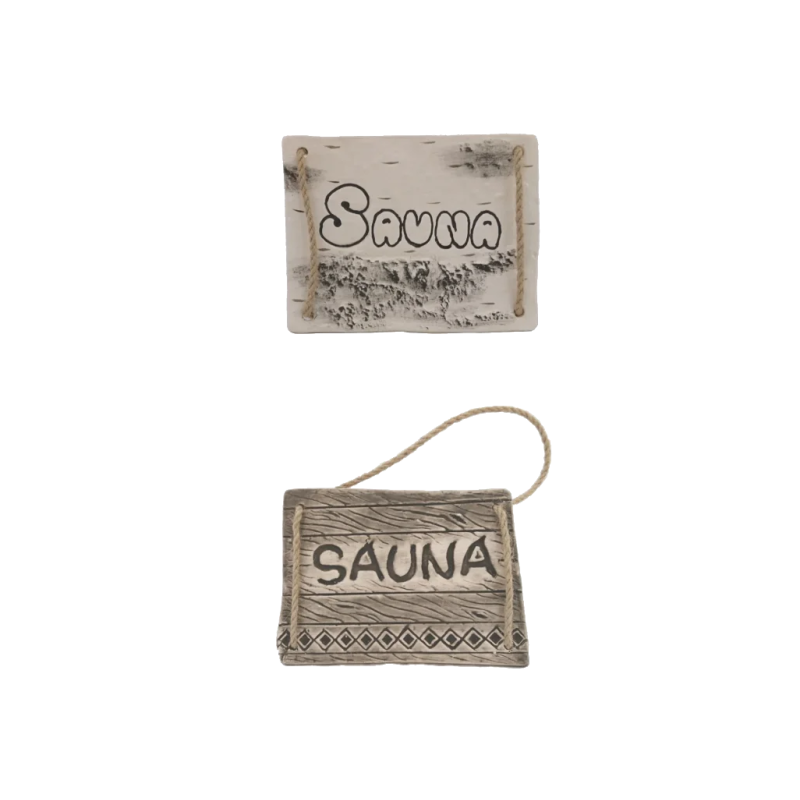 Tabliczka na drzwi SAUNA