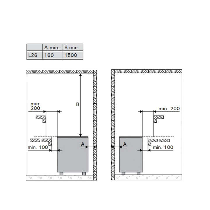 Piec elektryczny do sauny - HARVIA Club Pro L26 26,0 kW