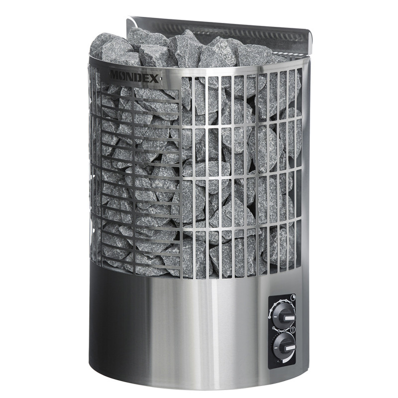 Elektryczny piec do sauny - MONDEX TENO, stal nierdzewna