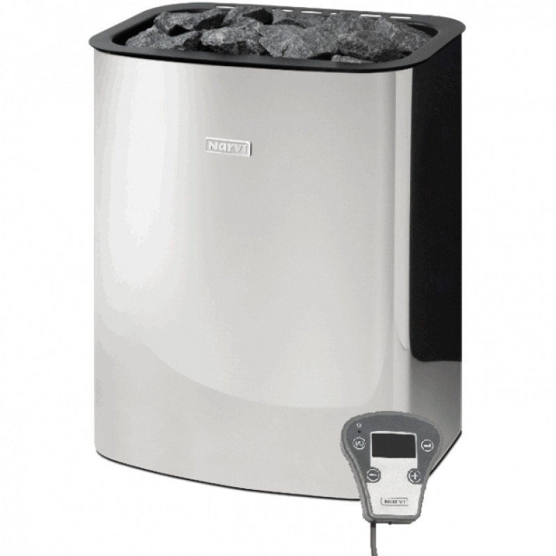 Piec elektryczny do sauny - NARVI NC Elektryczny, stal nierdzewna 6 kW