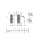 Piec elektryczny do sauny - NARVI SMOOTH 10,5 kW, czarny