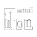 Elektryczny piec do sauny – SAWOTEC Scandia Combi Next, bez jednostki sterującej - 1 Elektryczny piec do sauny – SAWOTEC Scandia Combi Next, bez jednostki sterującej - 1