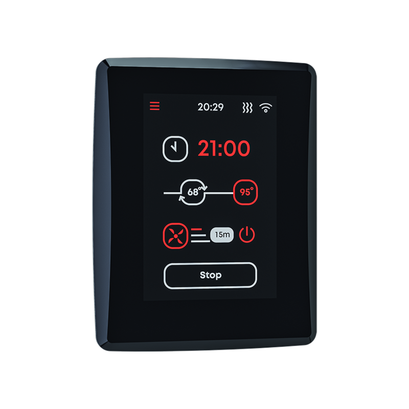 Panel sterowania piecem do sauny elektrycznej - SAUNUM Leil 2.0 Mobile