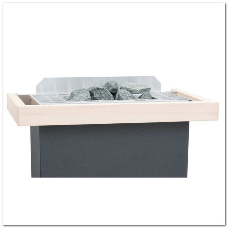 Barierka zabezpieczająca do grzejników EOS Bi-O Gracil w kolorze czarnym z uchwytami montażowymi