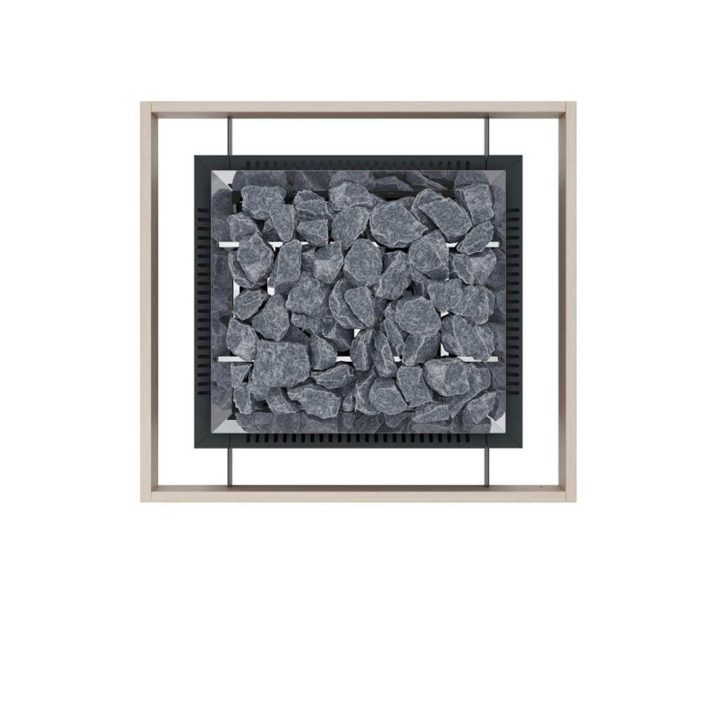 Barierka zabezpieczająca - do promiennika EOS Mega S HD z uchwytami montażowymi, orzech