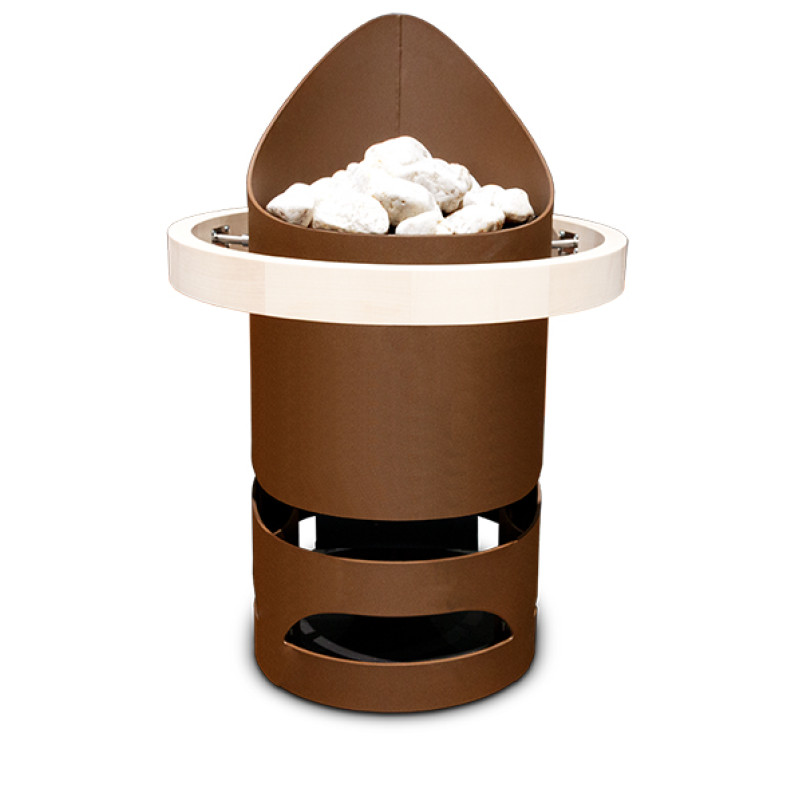 Elektryczny piec do sauny - EOS Zeus S, brązowy