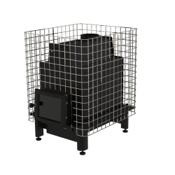 Piec do sauny opalany drewnem - VILPRA ETNA-22-N-V z wewnętrznym paleniskiem 