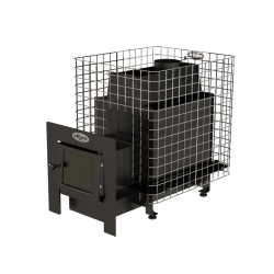 Piec do sauny opalany drewnem - VILPRA ETNA-22-NL-V z zewnętrznym paleniskiem 