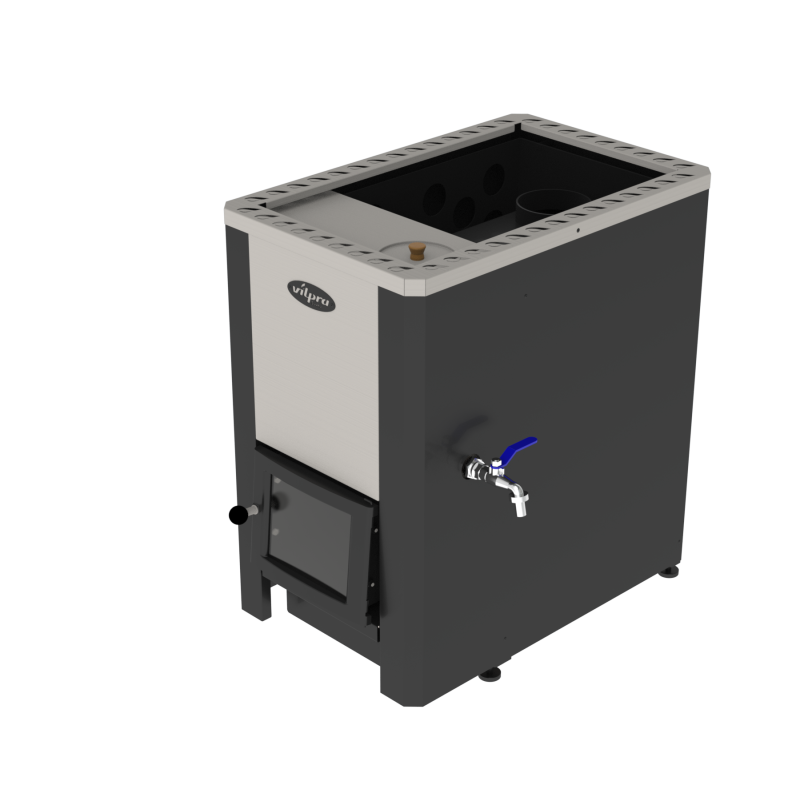 Piec do sauny opalany drewnem - VILPRA ETNA-22-WT-V ze zbiornikiem na wodę