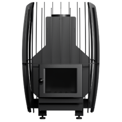 Piec do sauny opalany drewnem - VILPRA FORNAX QUEEN-14-V z wewnętrznym paleniskiem 