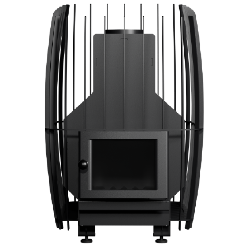 Piec do sauny opalany drewnem - VILPRA FORNAX QUEEN-14-V z wewnętrznym paleniskiem