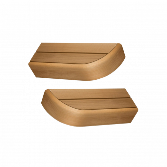 Element końcowy ławki do modułowych ławek do sauny, Thermo aspen