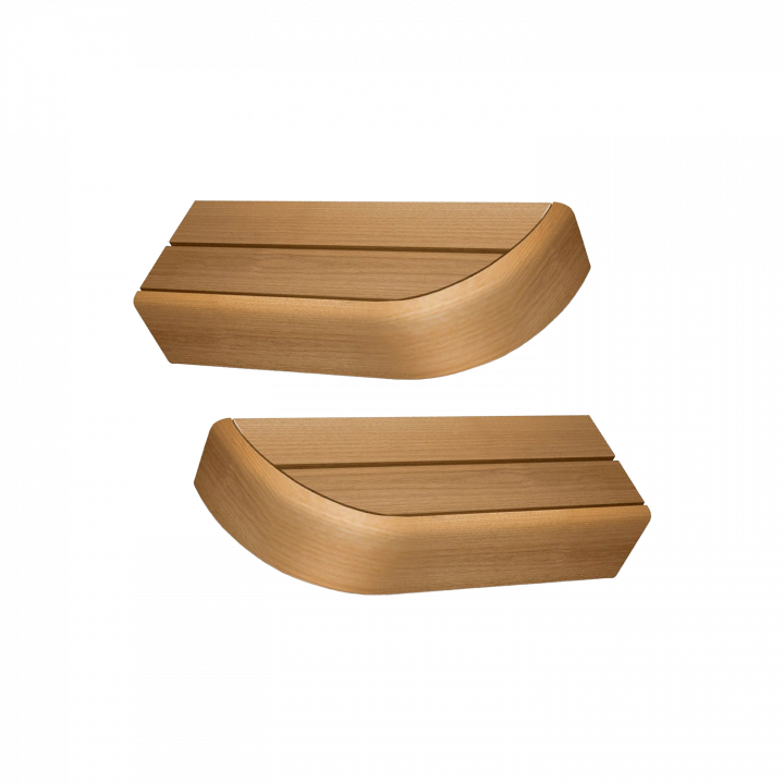 Element końcowy ławki do modułowych ławek do sauny, Thermo aspen