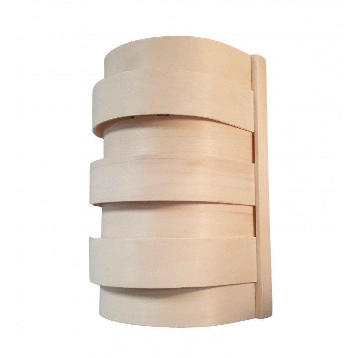 Zestaw lamp i kratek Sawo 917-A, osika