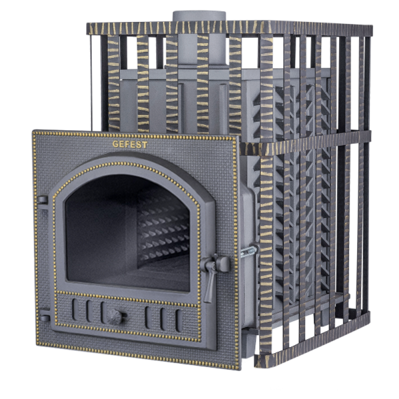 Piec do sauny opalany drewnem - Gefest GFS ZK 30 (P) w ruszcie