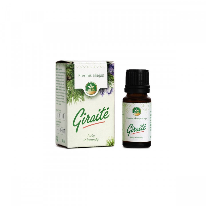 Mieszanka olejków eterycznych Giraitė, 10 ml
