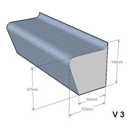 Fotel parowy do sauny V-3  Fotel parowy do sauny V-3