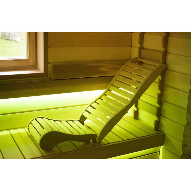 Łóżko relaksacyjne do sauny, abachi