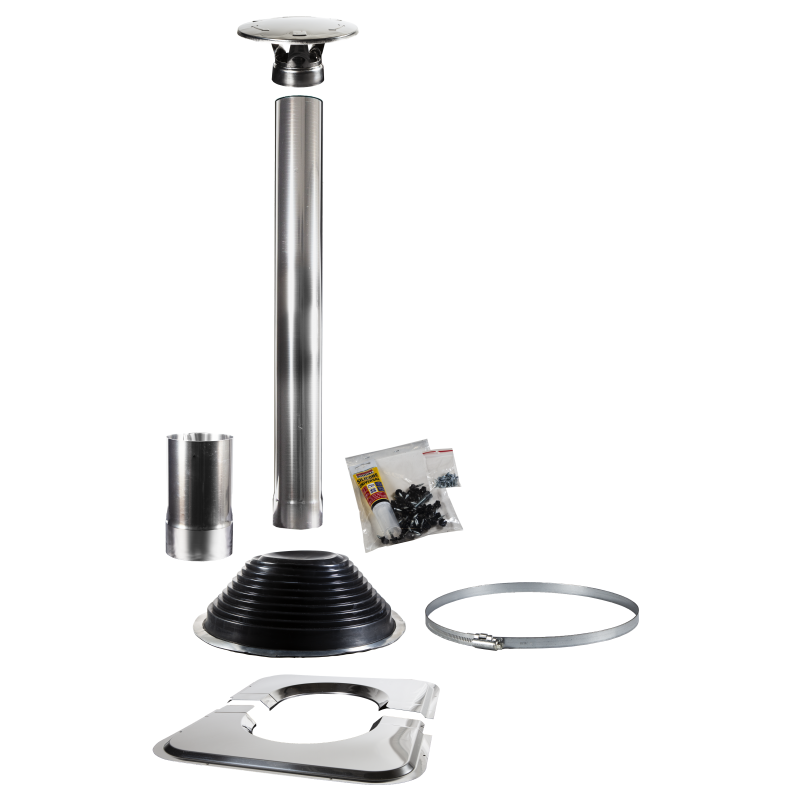 Zestaw kominowy HARVIA 1500 do kabin saunowych w kształcie beczki