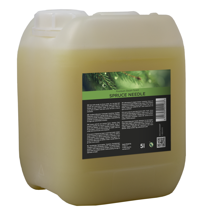 Olejki aromatyczne do łaźni parowej HARVIA, igły świerkowe 5 l Olejki aromatyczne do łaźni parowej HARVIA, igły świerkowe 5 l