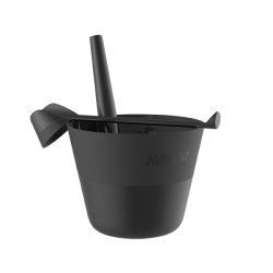 HARVIA Click - zestaw wiader i chochli, matowy plastik 