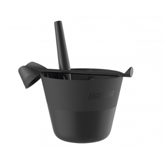 HARVIA Click - zestaw wiader i chochli, matowy plastik