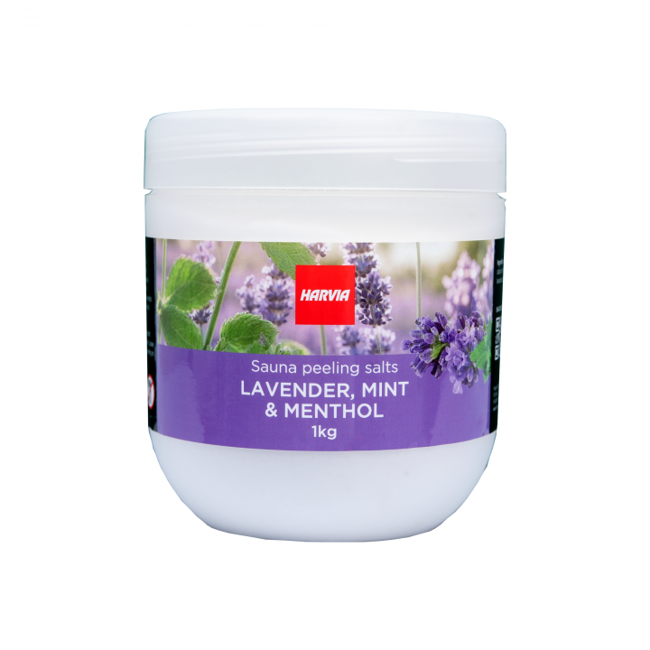 Sól do peelingu sauny HARVIA lawenda mięta 1 kg