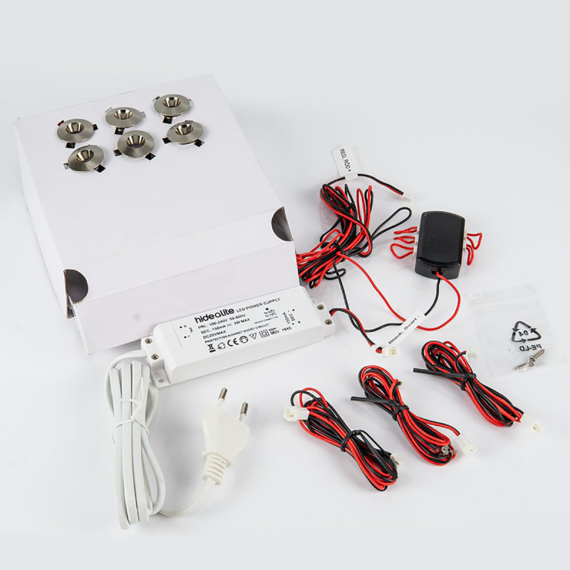 Oświetlenie sauny HIDEALITE, 6 szt.