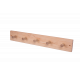 Drewniany wieszak z 5 haczykami