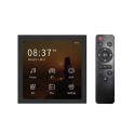 Wzmacniacz stereo BT z ekranem dotykowym, do montażu na ścianie, B4, czarny - 0