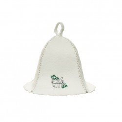 Czapka do sauny - wiadro z chochlą 