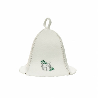 Czapka do sauny - wiadro z chochlą