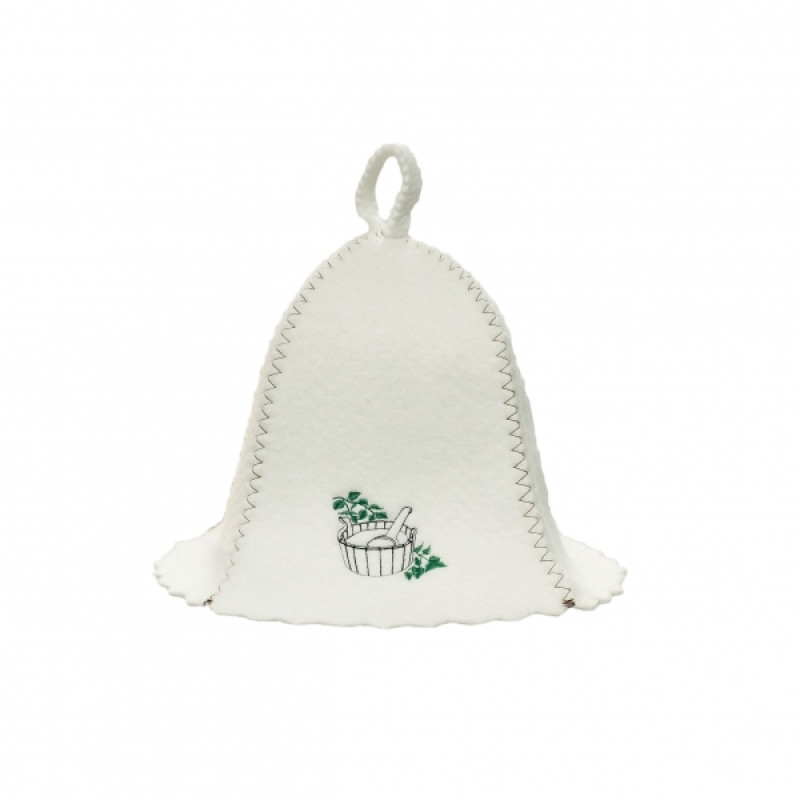 Czapka do sauny - wiadro z chochlą