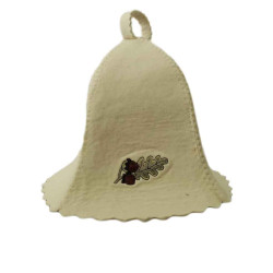 Czapka do sauny - żołędzie 