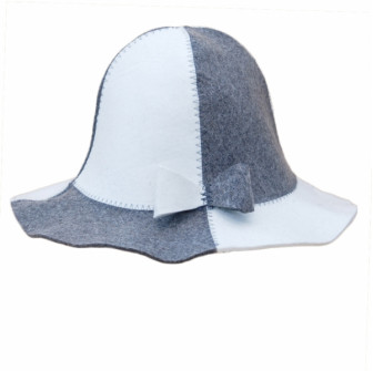 Czapka do sauny z wstążką