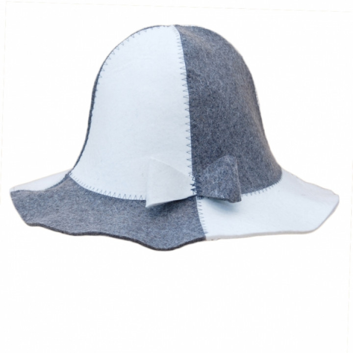 Czapka do sauny z wstążką